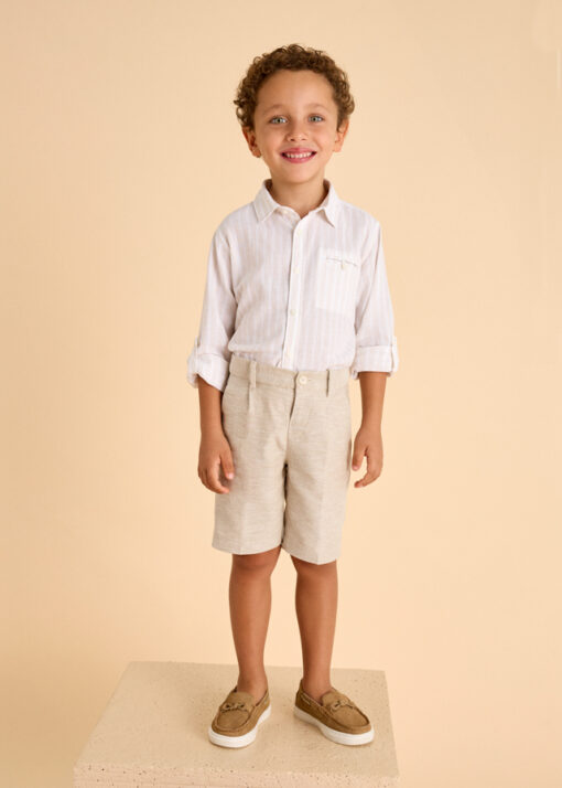 Mayoral Βερμουδα λινη suiting (#25-03217-054)
