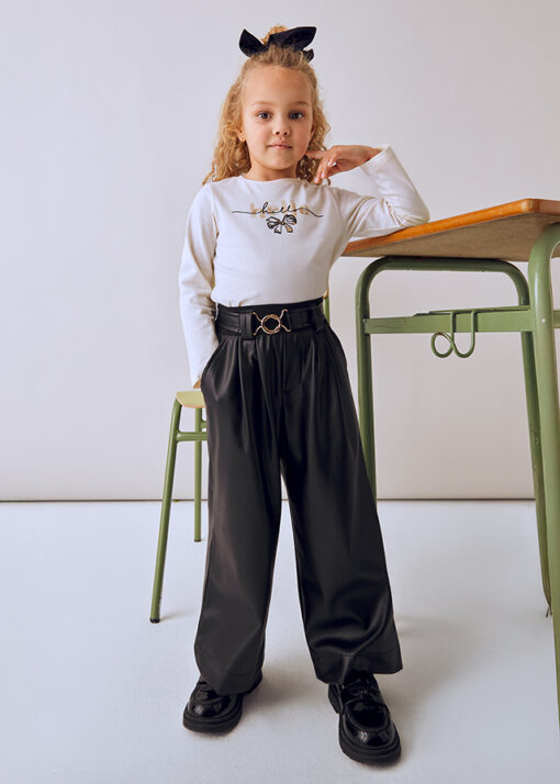 Mayoral Παντελονι μακρυ pu wide leg (#15-04574-070)