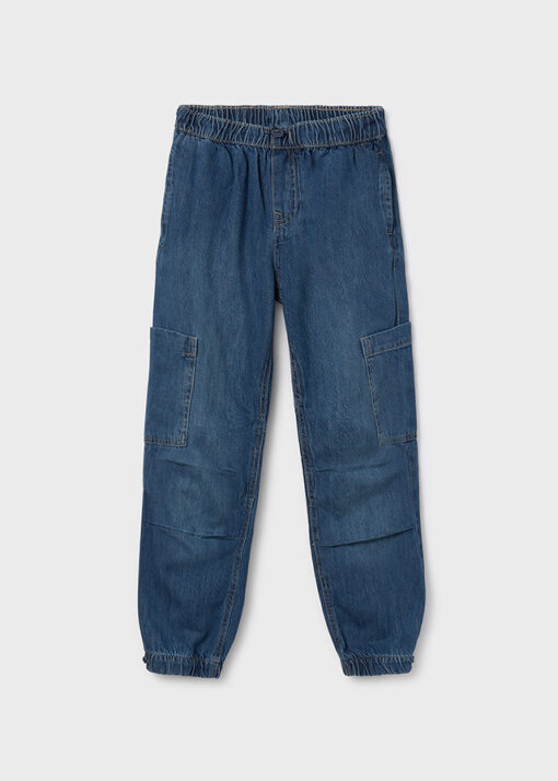 Mayoral Παντελονι denim cargo parachu (#15-07564-046) - Image 3