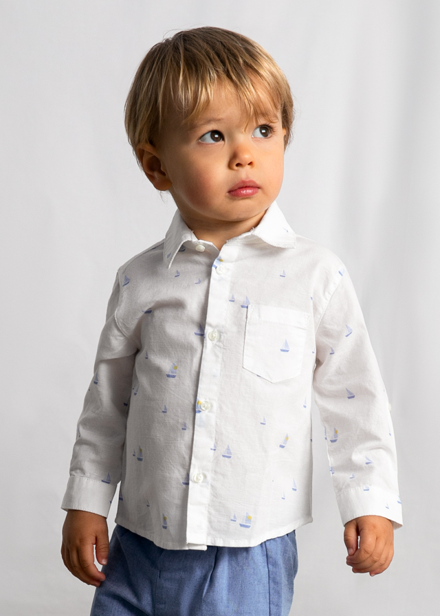 Mayoral Πουκαμισο μακρ/κο λινο γιακας (#26-01118-042) - Image 11