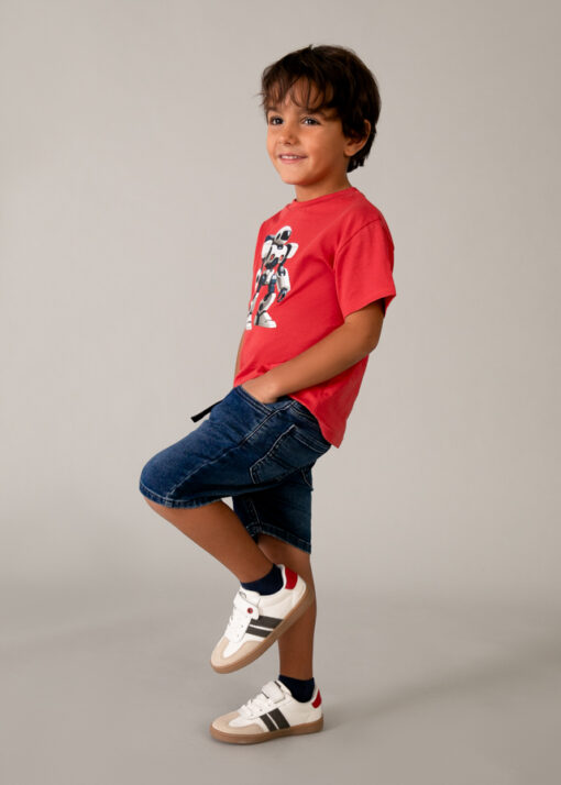 Mayoral Βερμουδα soft denim jogger (#26-03210-076) - Image 7