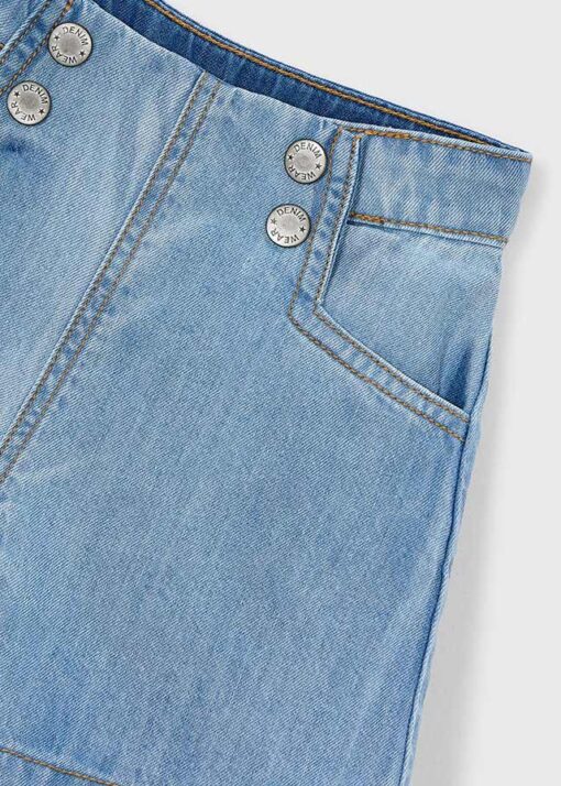 Mayoral Βερμουδα denim ριχτη (#26-03224-055) - Image 3