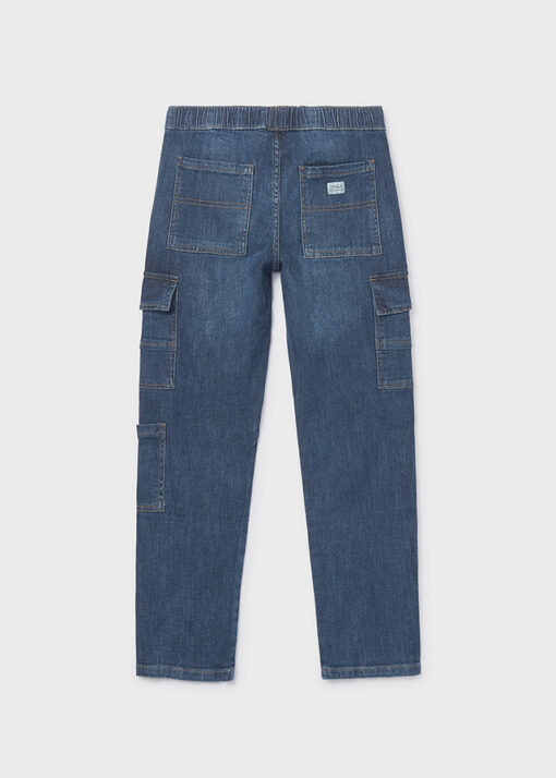 Mayoral Παντελονι denim jogger cargo (#26-06570-017) - Image 5