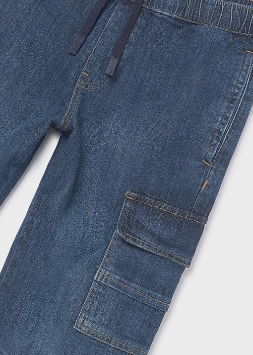 Mayoral Παντελονι denim jogger cargo (#26-06570-017) - Image 6