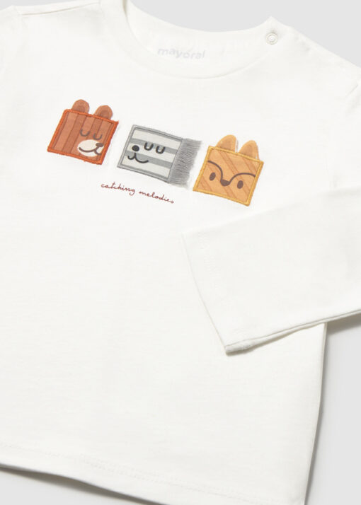 Mayoral T-Shirt μακρ/κο προσωπα (#16-02009-086) - Image 5