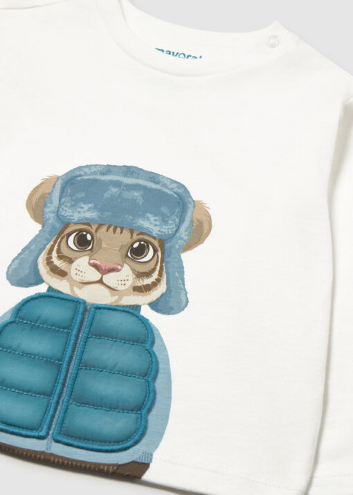 Mayoral T-Shirt μακρ/κο ζωακια play (#16-02015-018) - Image 3