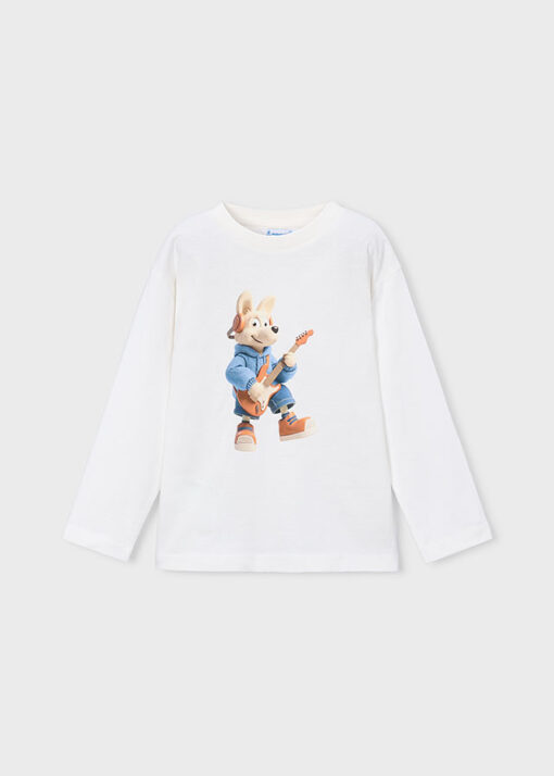 Mayoral T-Shirt μακρυμανικο ζωακι (#16-04017-086) - Image 3