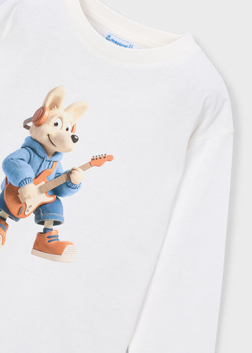 Mayoral T-Shirt μακρυμανικο ζωακι (#16-04017-086) - Image 5