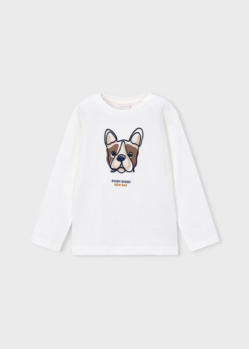 Mayoral T-Shirt μακρυμανικο κεντητη (#16-04022-068)
