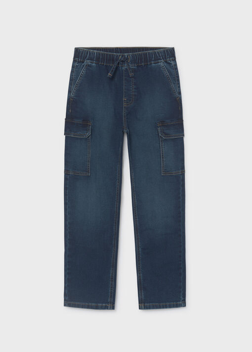 Mayoral Παντελονι soft denim jogger (#16-07506-089) - Image 4