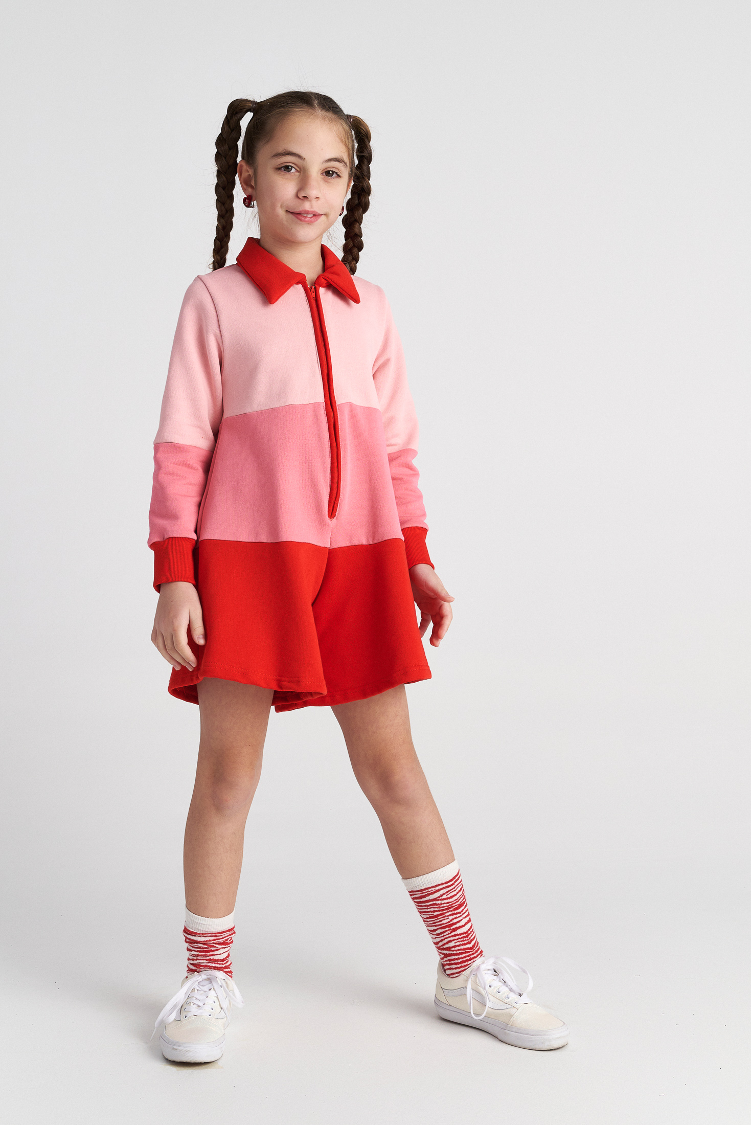 Two In A Castle - TC RASPBERRY PUFF TENNIS PLAYSUIT KID --- ΦΟΡΜΑ ΚΟΡΙΤΣΙ - T7519 - Image 2