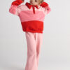Two In A Castle - TC RASPBERRY PUFF SET W/TENNIS SWEATER & PANTS KID --- ΣΕΤ ΚΟΡΙΤΣΙ ΜΝ - T7520