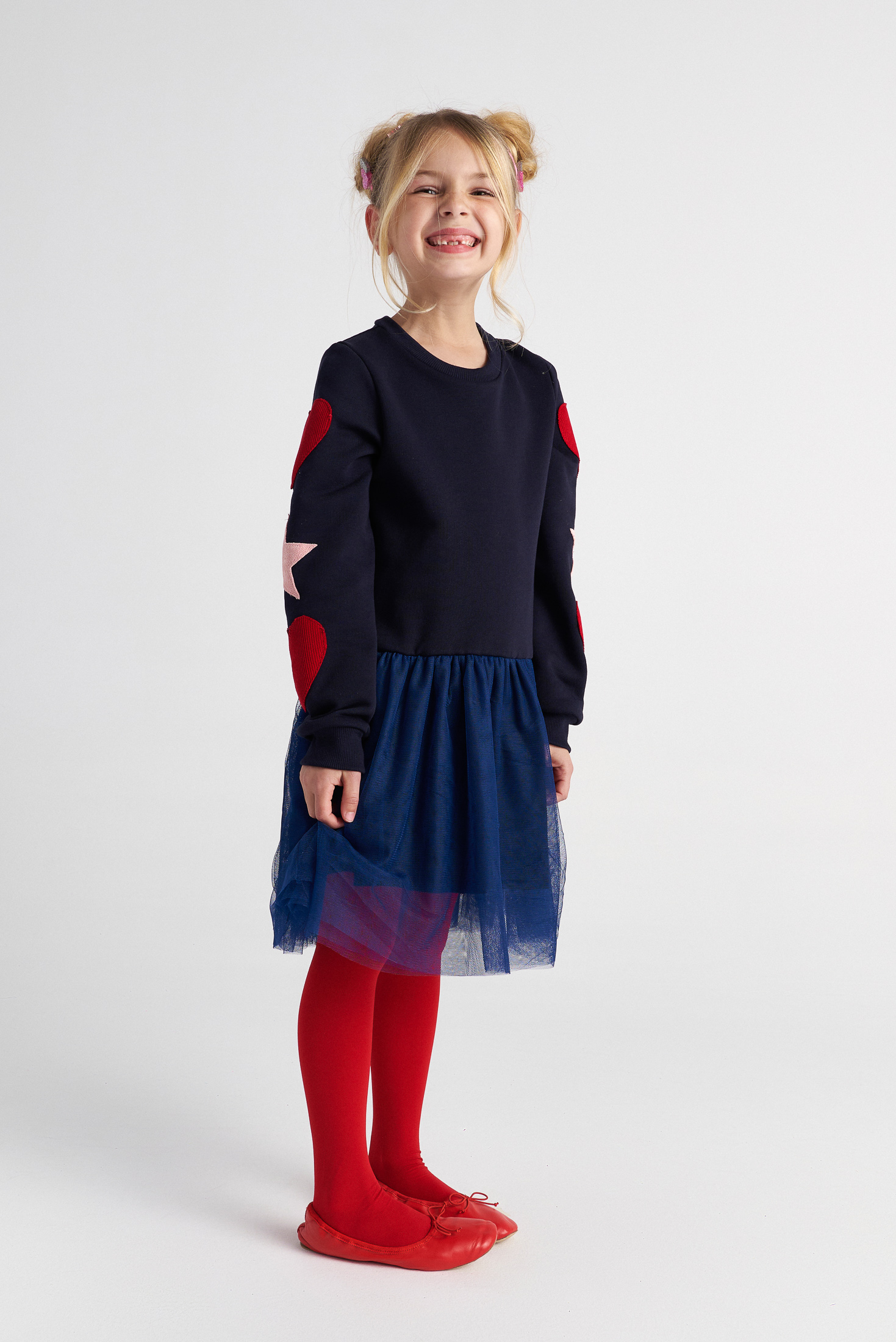 Two In A Castle - TC GALACTIC HEARTS TUTU SWEATER DRESS KID --- ΦΟΡΕΜΑ - T7526 - Image 4