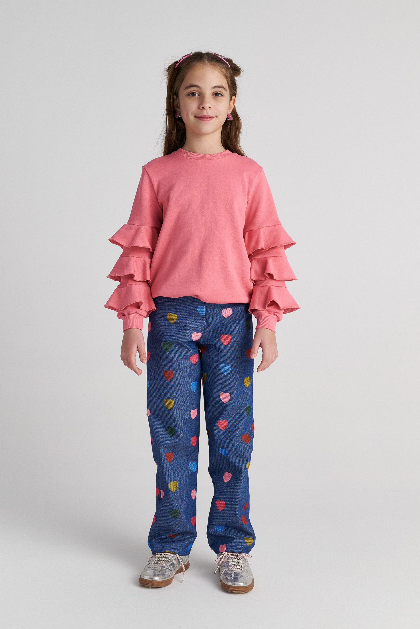 Two In A Castle - TC HEART CONFETTI ALLOVER HEARTS PANTS KID --- ΠΑΝΤ/ΝΙ ΤΖΗΝ-ΥΦ Κ - T7575