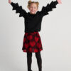 Two In A Castle - TC IT COMES IN HEARTS SET W/RUFFLES TOP & KNITTED SHORTS KID --- ΣΕΤ ΚΟΡΙΤΣΙ ΜΝ - T7689